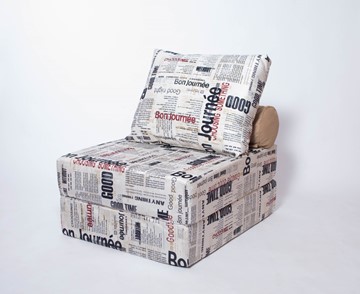 Бескаркасное кресло Прайм, газета в Абакане