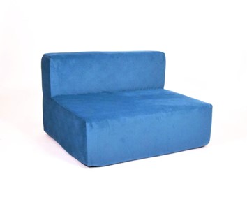 Кресло бескаркасное Тетрис 100х80х60, синий в Абакане