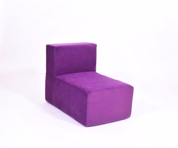 Кресло бескаркасное Тетрис 50х80х60, фиолетовое в Абакане