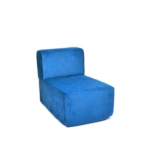 Кресло бескаркасное Тетрис 50х80х60, синий в Абакане