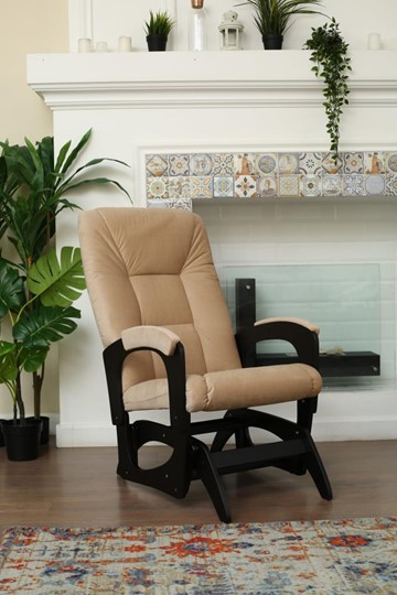Кресло-качалка Леон маятниковая, ткань AMIGo песок 29-Т-П в Абакане - изображение 3