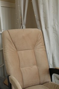 Кресло-качалка Леон маятниковая, ткань AMIGo песок 29-Т-П в Абакане - предосмотр 7