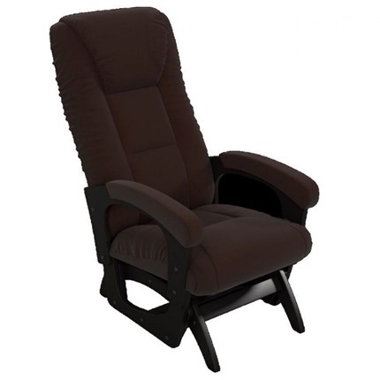 Кресло-качалка Леон маятниковая, ткань AMIGo шоколад 29-Т-Ш в Абакане - изображение