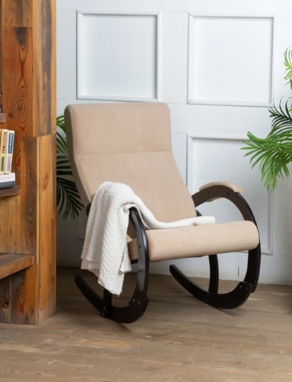 Кресло-качалка Корсика, ткань Amigo Beige 34-Т-AB в Абакане - изображение 7