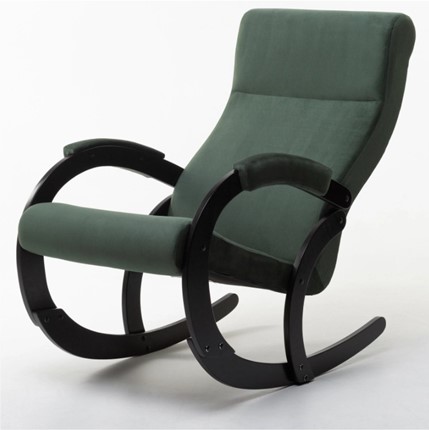 Кресло-качалка в гостиную Корсика, ткань Amigo Green 34-Т-AG в Абакане - изображение
