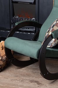 Кресло-качалка в гостиную Корсика, ткань Amigo Green 34-Т-AG в Абакане - предосмотр 6