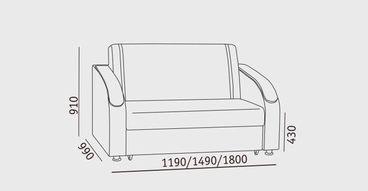 Кресло-кровать Милан 2 (90) в Абакане - изображение 1