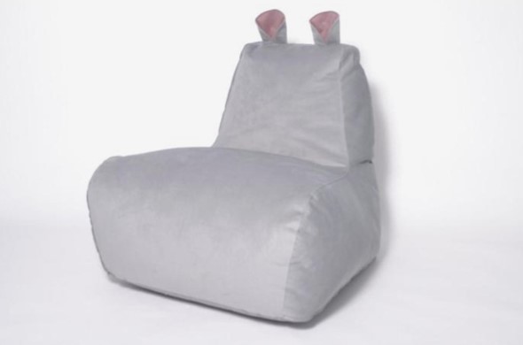 Кресло-мешок Бегемот серый в Абакане - изображение