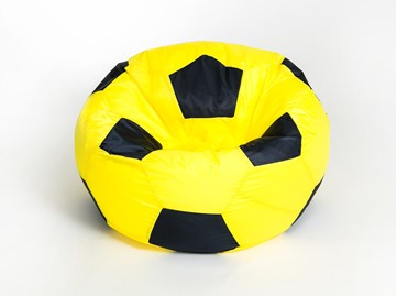 Кресло-мешок Мяч большой, желто-черный в Абакане