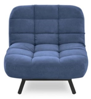 Кресло на ножках Абри опора металл (синий) в Абакане - изображение