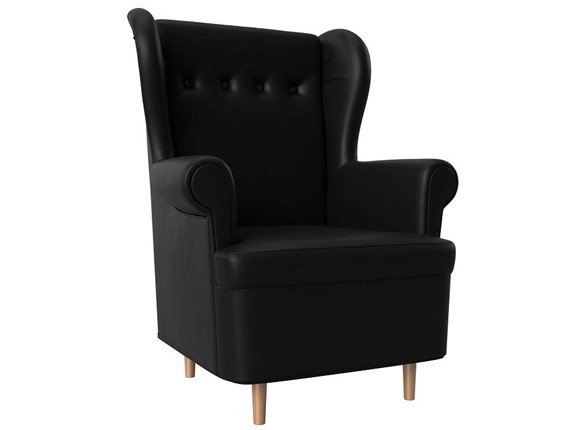 Кресло Торин, черный (Экокожа) в Абакане - изображение
