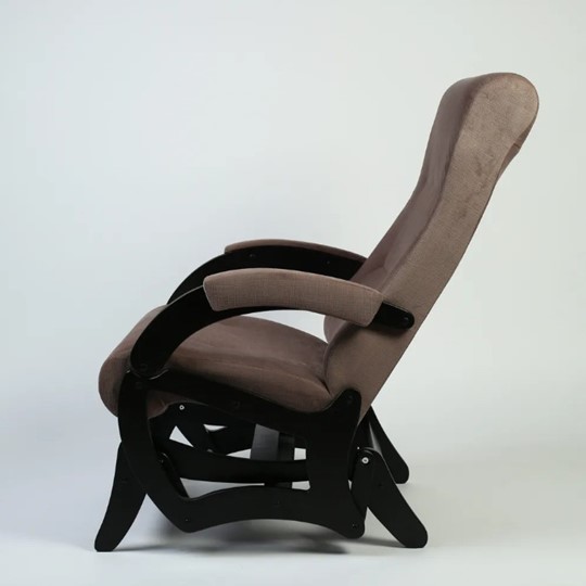 Кресло-качалка Амелия, ткань кофе с молоком 35-Т-КМ в Абакане - изображение 1