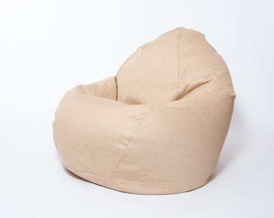 Кресло-мешок Макси, рогожка, 150х100, песочное в Абакане - изображение