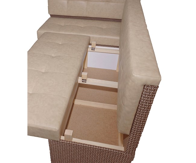 Угловой кухонный диван Нео КМ 3 с механизмом 2000*1110 в Абакане - изображение 6