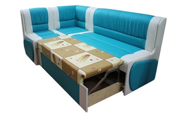 Угловой кухонный диван Квадро 4 со спальным местом в Абакане - предосмотр 2