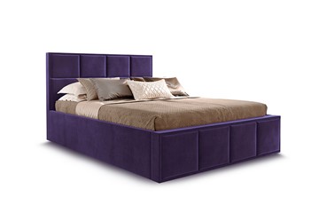 Кровать с основанием Октавия 1400,Мора фиолетовый в Абакане