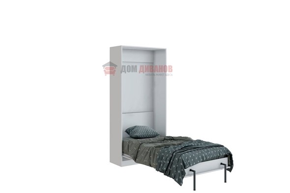 Кровать-шкаф Велена 1, 900х2000, цвет белый в Абакане - изображение