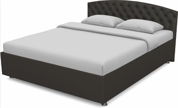 Кровать с механизмом 1.5-спальная Пальмира 1400 (Nitro Brown) в Абакане