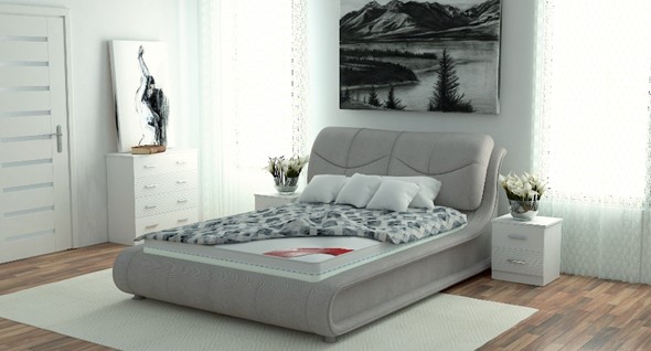 Кровать с механизмом 2-спальная Сицилия 180х200 (с коробом) в Абакане - изображение