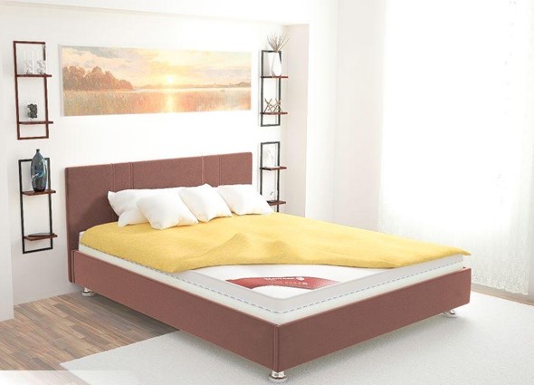Кровать полуторная Вена 140х200 (с основанием) в Абакане - изображение