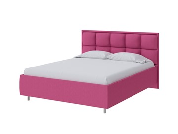 Кровать в спальню Chessy 160х200, Рогожка (Savana Berry (фиолетовый)) в Абакане