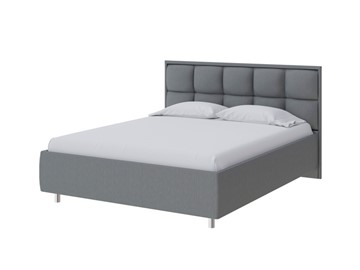 Кровать спальная Chessy 160х200, Рогожка (Savana Grey (серый)) в Абакане
