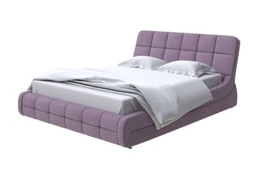 Кровать двуспальная Corso-6 200х200, Велюр (Ultra Сливовый) в Абакане