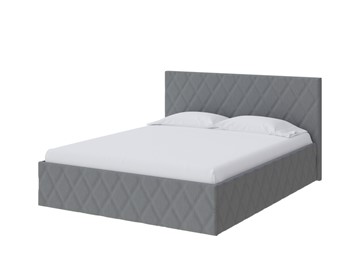 Кровать в спальню Fresco 140х200, Рогожка (Savana Grey (серый)) в Абакане