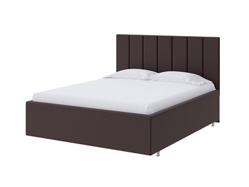 Спальная кровать Modern Large 140х200, Экокожа (Коричневый) в Абакане