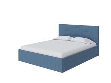 Кровать в спальню Mono 180х200, Рогожка (Тетра Голубой) в Абакане