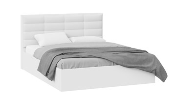 Кровать в спальню с подъемным механизмом Агата тип 1 (Белый) в Абакане