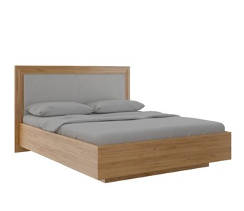 Кровать 2-х спальная с подъемным механизмом Глэдис М33 (Дуб золотой) в Абакане