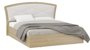 Кровать 2-х спальная с подъемным механизмом Сэнди Тип 1 без заглушины (Вяз благородный/Белый) в Абакане