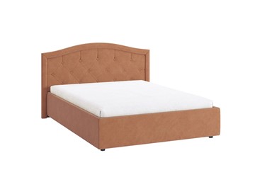 Кровать в спальню Верона 2 1.4, персик (велюр) в Абакане