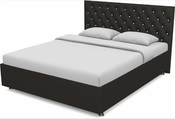 Спальная кровать Флоренция-А 1600 с основанием (Nitro Brown) в Абакане