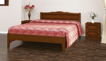 Спальная кровать Карина-7 (Орех) 160х200 в Абакане