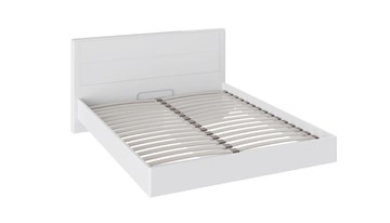 Кровать двуспальная Наоми 1600, цвет Белый глянец СМ-208.01.01 в Абакане