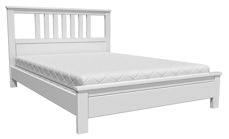 Двуспальная кровать Лаура (Белый Античный) 160х200 в Абакане - изображение 1