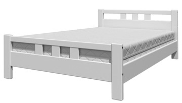 Полуторная кровать Вероника-2 (Белый Античный) 140х200 в Абакане - предосмотр
