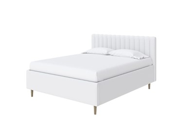 Кровать с бельевым ящиком Madison Lite 180x200, Экокожа (Белый) в Абакане
