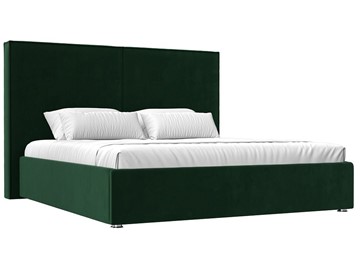 Двуспальная кровать с механизмом Аура 160, Зеленый (Велюр) в Абакане