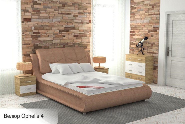 Кровать с механизмом 2-спальная Сицилия 180х200 (с коробом) в Абакане - изображение 5