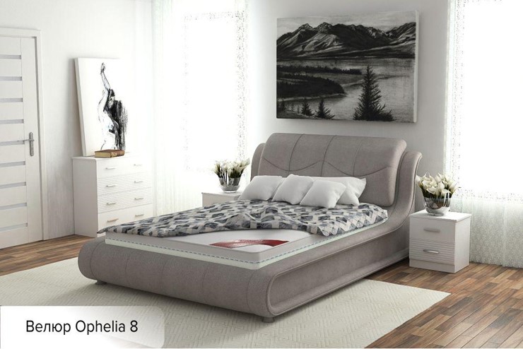 Кровать с механизмом 2-спальная Сицилия 180х200 (с коробом) в Абакане - изображение 6