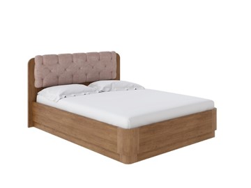 Кровать с механизмом двуспальная Wood Home 1 160х200, Антик (сосна) с брашированием/Лофти Мокко в Абакане