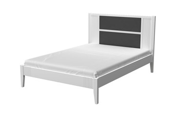 Спальная кровать Бетти из массива сосны (Белый Античный) 140х200 в Абакане - предосмотр