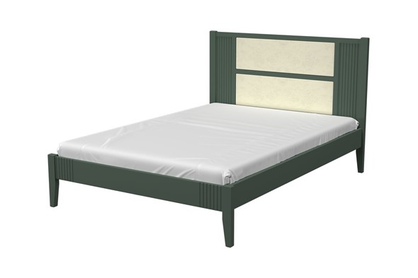 Кровать 1.5-спальная Бетти из массива сосны (Оливковый) 140х200 в Абакане - изображение