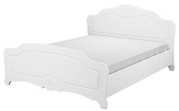 Полутороспальная кровать Лотос (Белый) 140х200 в Абакане - предосмотр