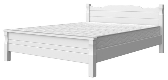 Кровать 2-спальная Мюнхен-4 (Белый античный) 160х200 в Абакане - изображение