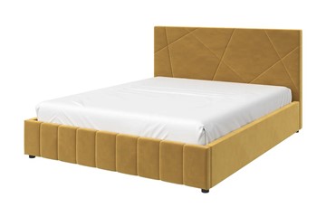 Спальная кровать Нельсон Абстракция 120х200 (вариант 1) с основанием в Абакане