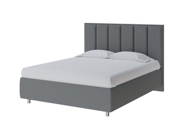 Кровать в спальню Routa 140х200, Рогожка (Savana Grey (серый)) в Абакане